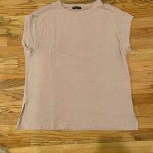 Super cute and soft pink and white stripe tee